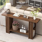 FOLUBAN Entryway Table, Modern Wood Console Table - Image 3
