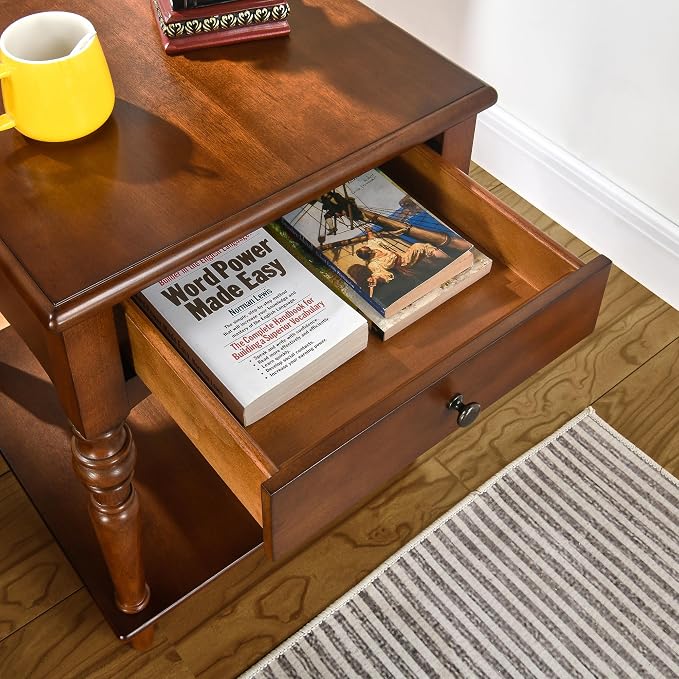 Living Room Table Set-One Rectangular Coffee Table and Two Square End Tables - Image 7
