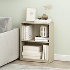 Furinno Gruen 2-Tier Open Shelf Bookcase, Metropolitan Pine - Image 2