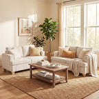 YOUDENOVA 2 Piece Set Comfy Sofa Couch, Loveseat Sofa * 2 by YOUDENOVA