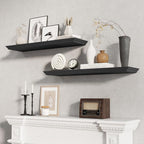 Fun Memories Floating Shelves 36 Inch Long, 9.3 Inch Deep Classic Crown Molding - Image 2