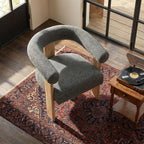 VKNOW Accent Chair Living Room Chairs Set of 2, Modern Upholstered Arm Chair - Image 9