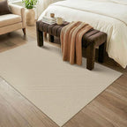 KOZYFLY Washable Area Rug 4x6 ft Non Slip Rubber Backed Living Room Rugs - Image 9