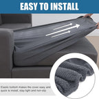 Smiry Waterproof Couch Cushion Covers, Stretch Jacquard Sectional Couch Covers - Image 4
