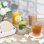 Coasters for Drinks, 12 Pack Coasters, Coaster Set of 6 Color, Suitable for - Image 6