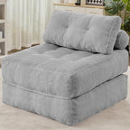 HABUTWAY Folding Sofa Bed, Convertible Sleeper Chair Bed w/Dual-Pillow & Handle by HABUTWAYMakeYourLifeComfortable