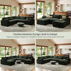 Belffin Large Modular Sectional Sofa - Image 8