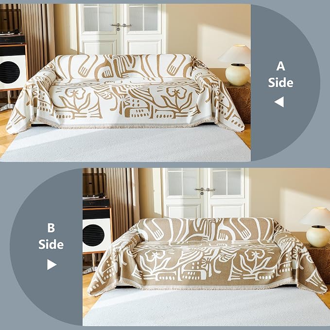 MYSKY HOME Couch Cover for Dogs, Washable Couch Covers, Sofa Covers for - Image 4