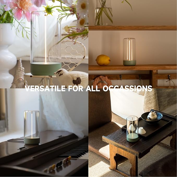 AUGE LIGHT Mini Minimalist Table Lamp Cordless Lamp Rechargeable Table Lamp - Image 7