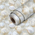HOMETITUTE Pearl Pattern Wallpaper Peel and Stick Self Adhesive Vinyl Wall by HOMETITUTE