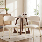 UVV Dining Chairs Set of 8, Metal Kitchen Chairs - Image 3