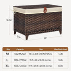 Honjourai Wicker Storage Basket - Image 7