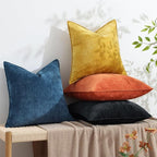 decorUhome Summer Couch Euro Sham Throw Pillow Covers 22x22 Set of 2, - Image 9