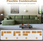 136" Sectional Couches for Living Room Cloud Couch Sofa - Image 4