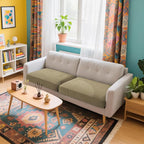 Hokway Stretch Couch Cushion Covers, 2 Piece Individual Sofa Cushion - Image 2