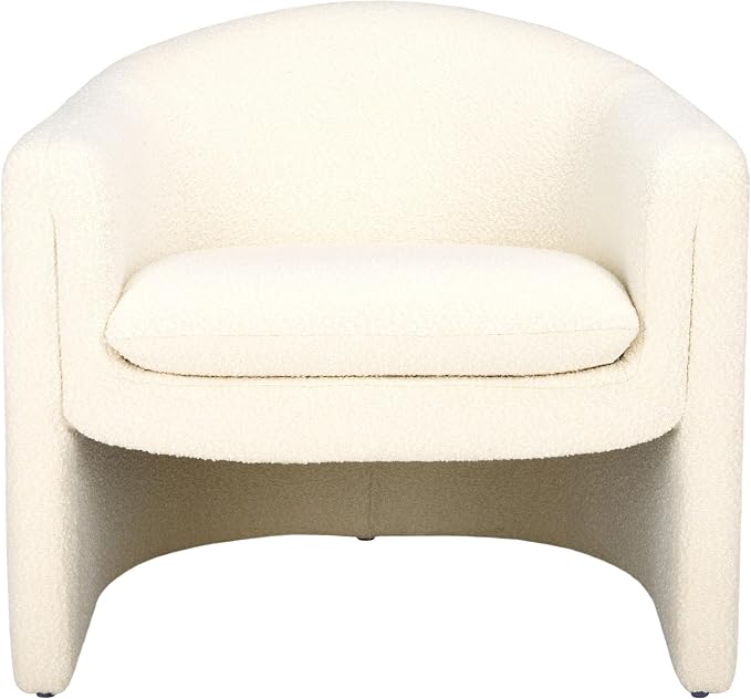 SAFAVIEH Couture Collection Laylette Ivory Boucle Accent Chair - Image 7