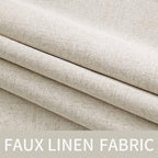 MIULEE 100% Blackout Linen Curtains - Image 5