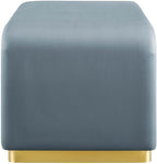 Modway EEI-6735-BRA-CAB Koda Performance Velvet Waterfall Ottoman, Brass Cadet - Image 4