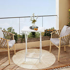 HOOBRO Folding TV Tray Tables, Industrial Snack Tables - Image 2