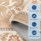 GarveeHome Provence 9x12 Area Rug - Image 6