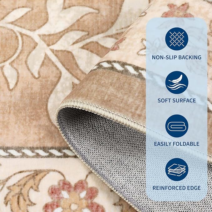 GarveeHome Provence 9x12 Area Rug - Image 6