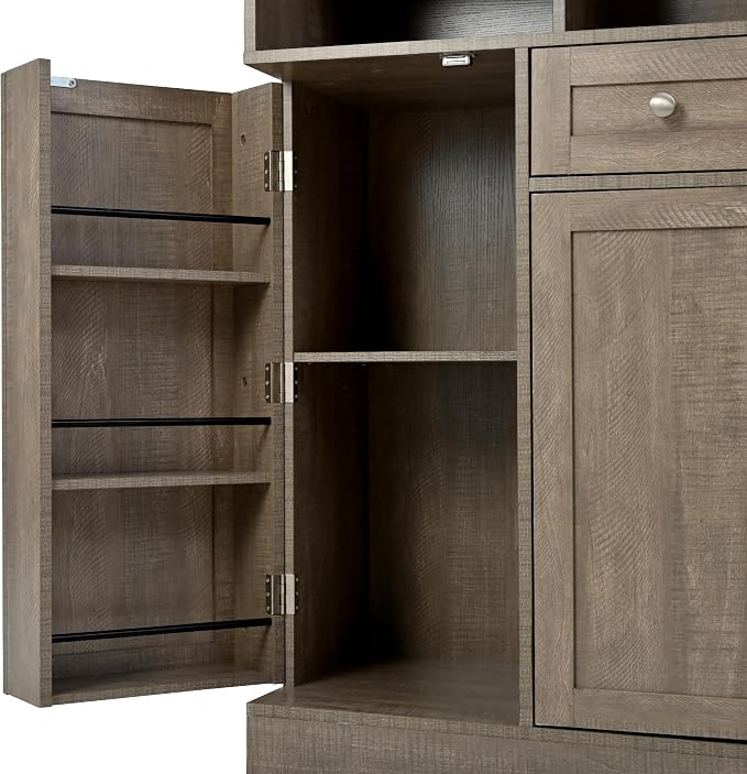 VilroCaz Farmhouse Style Large Kitchen Pantry - Image 9