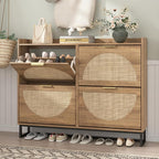 Maupvit Large Rattan Shoe Storage Cabinet by MaupvitFurniture