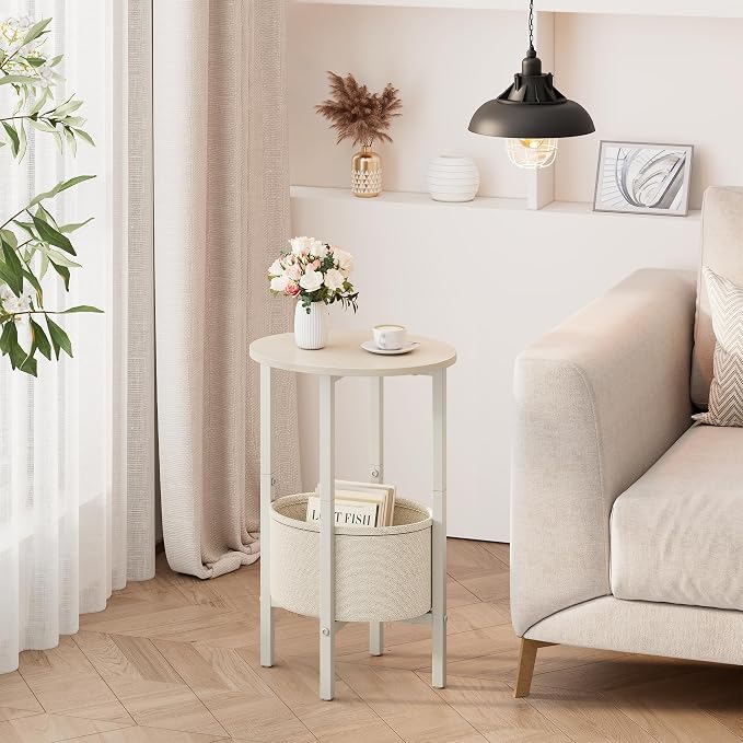 Vagusicc Side Table, Round End Table - Image 2