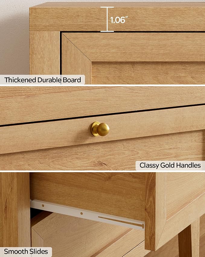 EYYTHUNG Large Nightstand Set of 2 - Image 4
