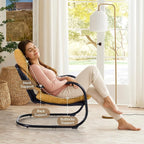 Peace nest Modern Accent Chair, Soft Upholstered Armchair - Image 5