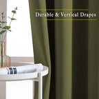 NICETOWN 45 inches Bedroom Curtains Panels - Image 3