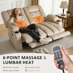 MCombo 55.9" Zero Gravity Power Loveseat Recliner - Image 4