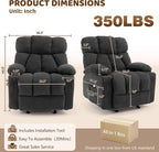 Massage Rocking Recliner Chair, Ergonomic Recliners Sofa - Image 2