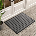 ubdyo Extra Durable Door Mat Outside Entrance | Dirt Trapping, Non-Slip Backing by UBDYO