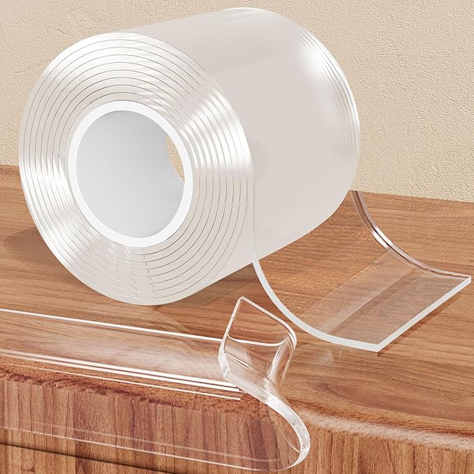 Clear Soft Corner Protectors for Furniture Strip, 2.6 in x 6.6 FT, Sharp Edge & by Unknown