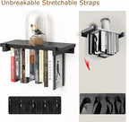 NANATI 2 Set of Floating Bookshelf, Pine Wood Invisible Bookshelf, Hanging - Image 6