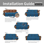 Easy-Going Recliner Sofa Cover, Reversible Couch Cover - Image 7