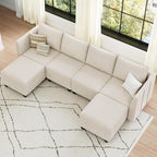 Belffin Modular Sectional Sofa U Shaped Couch by Belffin