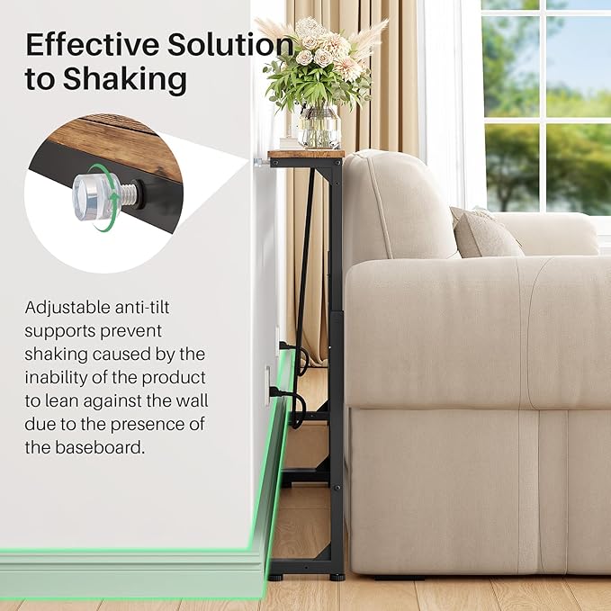 Kitstorack Narrow Console Table Behind Sofa Couch, Design - Image 5