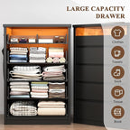 Jocoevol 5 Drawer Dresser for Bedroom - Image 3