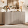 SICOTAS Buffet Cabinet with Storage Accent Sideboard with 4 Doors 66.3" Wide by SICOTAS