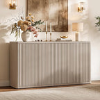 SICOTAS Buffet Cabinet with Storage Accent Sideboard with 4 Doors 66.3" Wide by SICOTAS
