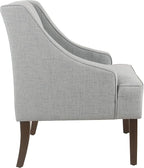 HomePop Swoop Arm Living-Room-Chairs, Soft Dove Gray - Image 9