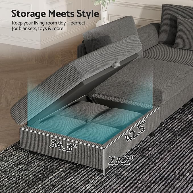 Oversized Modular Sectional Sofa - Image 3