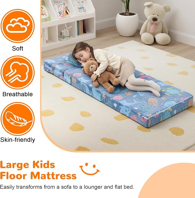 MeMoreCool Foldable Futon Chair Bed - Image 4