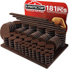 Felt Furniture Pads X-PROTECTOR 181 PCS Premium Furniture Pads by X-Protector