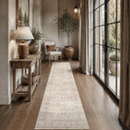 Schweek 2x8 Hallway Runner Rugs Washable Vintage Non Slip Kitchen Rugs Beige by Schweek