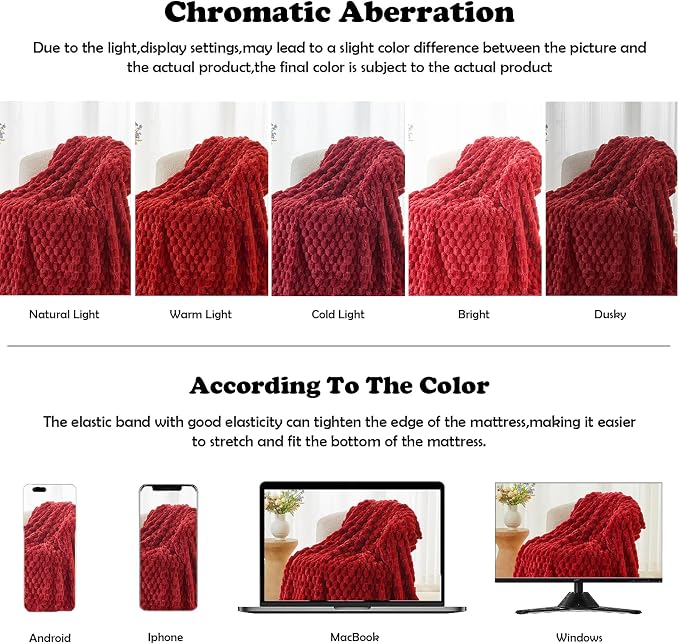 NEWCOSPLAY Fleece Clouds Cozy Twin Blanket - Image 6