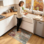 RELEANY Washable 2'x3' Abstract Area Rug - Image 2
