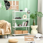 HCHQHS Bookshelf, 4-Tier Industrial Bookcase, Freestanding Tall Bookshelves - Image 6